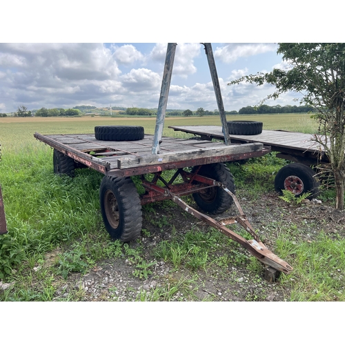 111 - 4 WHEEL TRAILER APPROX.14'8