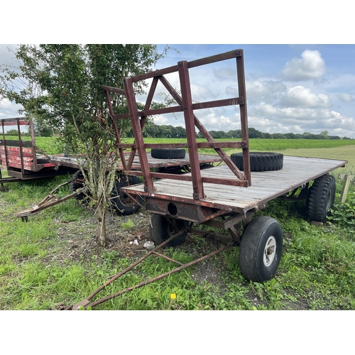 112 - 4 WHEEL TRAILER APPROX. 14'6