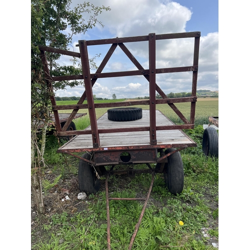 112 - 4 WHEEL TRAILER APPROX. 14'6