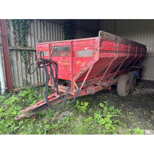 116 - TYRER TWIN AXLE 6 TONNE FEED TRAILER  + VAT