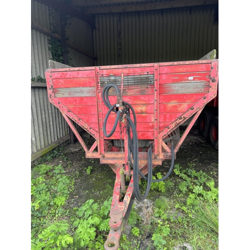 116 - TYRER TWIN AXLE 6 TONNE FEED TRAILER  + VAT