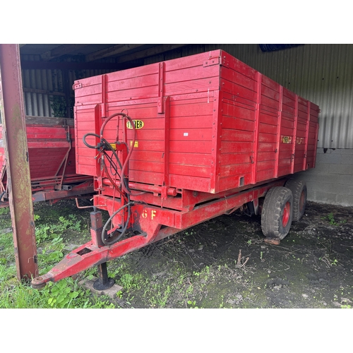 117 - TYRER HI-LIFT TWIN AXLE TRAILER APPROX. 6 TONNE   + VAT