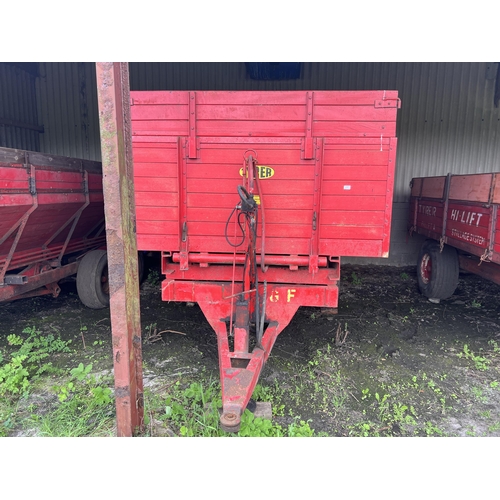 117 - TYRER HI-LIFT TWIN AXLE TRAILER APPROX. 6 TONNE   + VAT