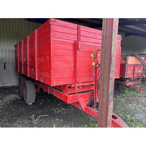 117 - TYRER HI-LIFT TWIN AXLE TRAILER APPROX. 6 TONNE   + VAT