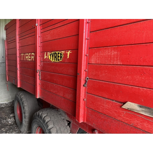 117 - TYRER HI-LIFT TWIN AXLE TRAILER APPROX. 6 TONNE   + VAT