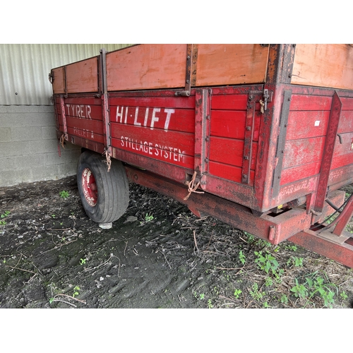 118 - TYRER HI-LIFT SINGLE AXLE 3 TONNE TRAILER  + VAT