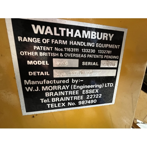 125 - WALTHAMBURY 220 AUTOMATIC WEIGHER/ELEVATOR  + VAT