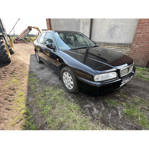 165 - ROVER 600 4 DOOR SALOON PETROL CAR R423 MOJ FIRST REG 09.02.1998 NO MOT 33419 MILES   NO VAT