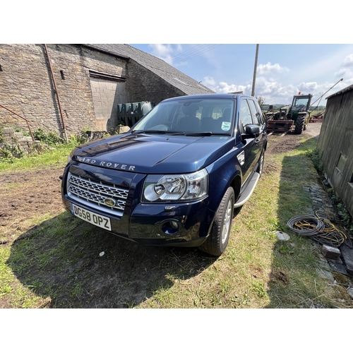 166 - LAND ROVER FREELANDER 2 SE TD4  DG58 OPZ FIRST REG 04.09.2008 DIESEL 39795 MILES NO MOT NO VAT