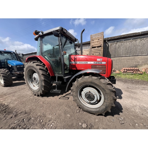 167 - MASSEY FERGUSON 4255 TRACTOR 1693 HOURS R114 PCW  FIRST REG 17.04.1998 ONE OWNER FROM NEW  + VAT