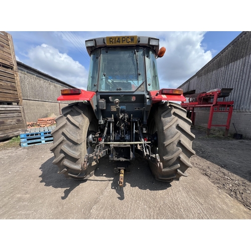 167 - MASSEY FERGUSON 4255 TRACTOR 1693 HOURS R114 PCW  FIRST REG 17.04.1998 ONE OWNER FROM NEW  + VAT