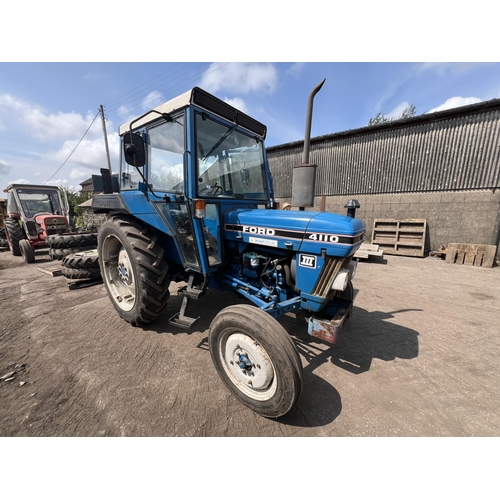 169 - FORD 4110 TRACTOR F347BCW FIRST REG 22/05/89 9661  HOURS ONE OWNER FROM NEW + VAT