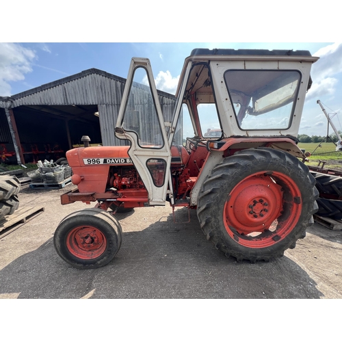 173 - CASE DAVID BROWN 996 TRACTOR 2637 HOURS KCW300N FIRST REG 01.05.1975 ONE OWNER FROM NEW  + VAT