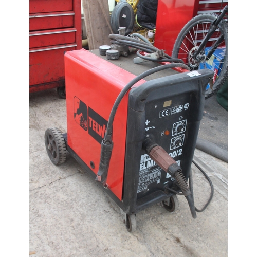 1 - TELWIN TELMIG TURBO 200-2 MIG WELDER 200 AMP  NO VAT