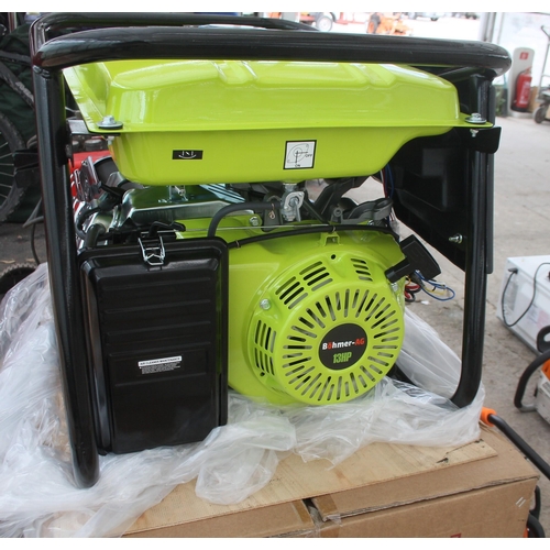 4 - BOHMER -AG GENERATOR 5000K BRAND NEW WITH ELECTRIC START  + VAT