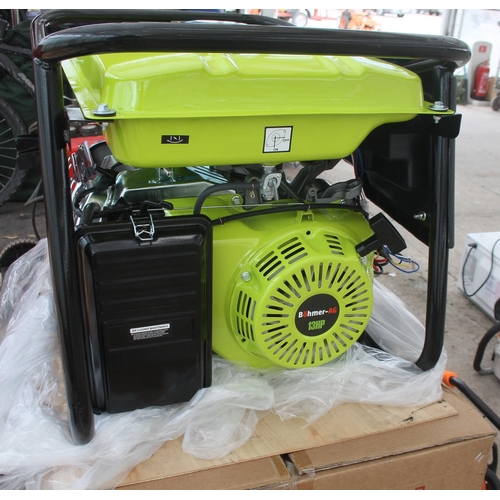 6 - BOHNER-AG GENERATOR BRAND NEW WITH ELECTRIC START  + VAT