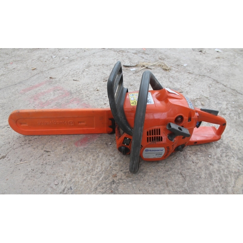 7 - HUSQVARNA 236 CHAINSAW  + VAT