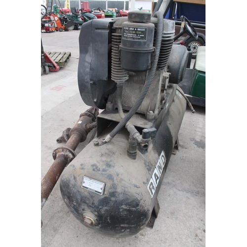 116 - RAND WITH 300LTR 150PSI TANKCOMPRESSOR  NO VAT