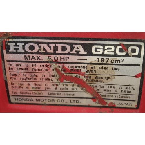 14 - HONDA G200 STATIONARY ENGINE  NO VAT