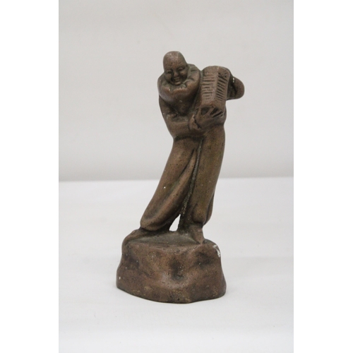 108 - A VICTORIAN BRONZE CLOWN DOORSTOP