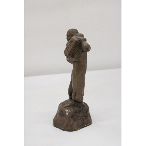 108 - A VICTORIAN BRONZE CLOWN DOORSTOP