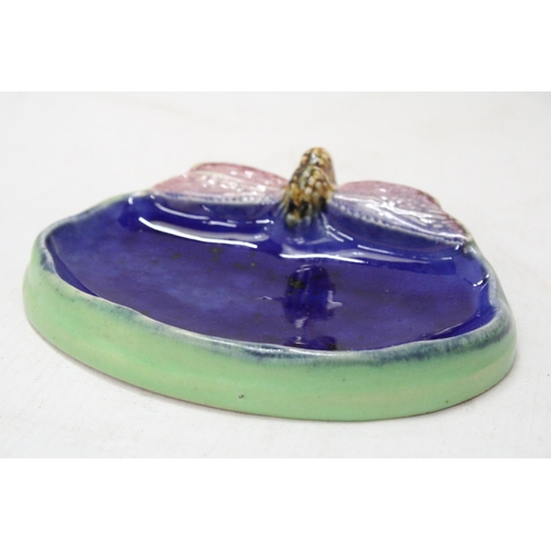 3 - A ROYAL DOULTON DRAGONFLY SOAP DISH DESIGNED AND MANUFACTURED BY ROYAL DOULTON POTTERIES FOR THE PRO... 