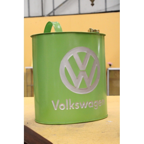 61 - A LIGHT GREEN VOLKSWAGEN PETROL CAN