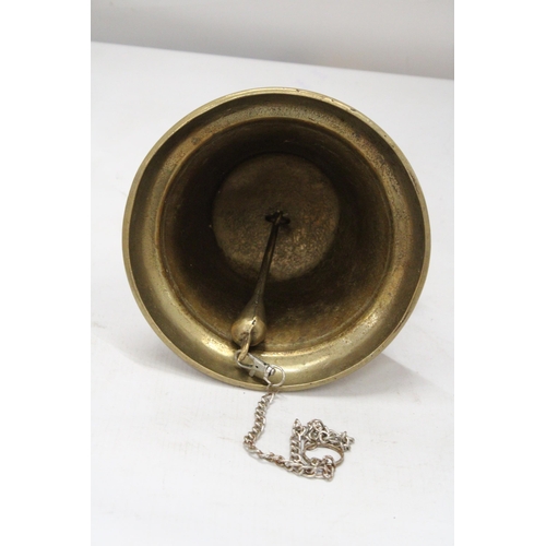 7 - A VINTAGE BRASS SHIPS BELL