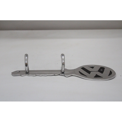 169 - A CHROME VW KEY HOLDER