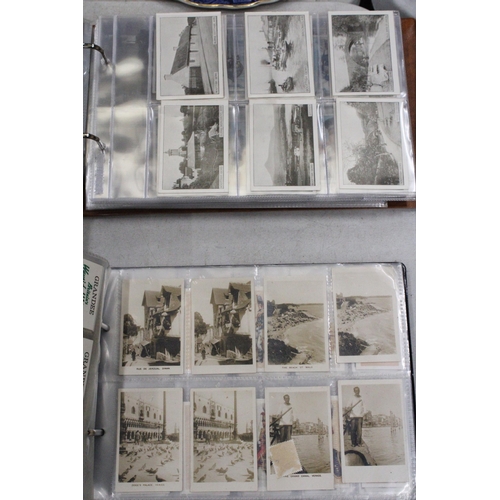 181 - TWO ALBUMS FULL OF CIGARETTE CARDS