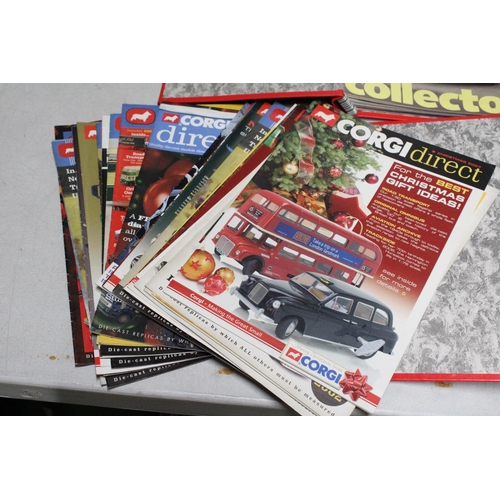 279 - TWO VOLUMES OF 'CORGI DIRECT' MAGAZINES, NO. 87 TO 96 AND NO. 111 TO 122 (1997-1999), PLUS A COLLECT... 