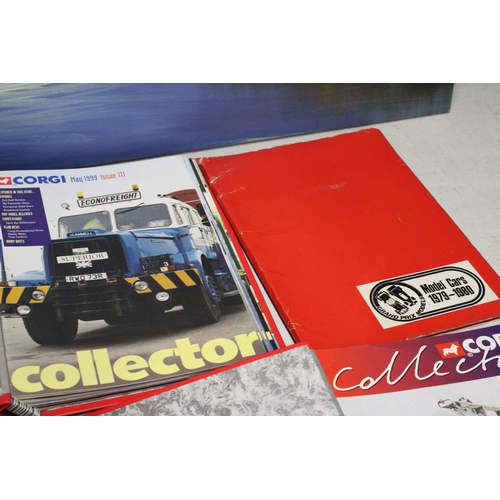 279 - TWO VOLUMES OF 'CORGI DIRECT' MAGAZINES, NO. 87 TO 96 AND NO. 111 TO 122 (1997-1999), PLUS A COLLECT... 