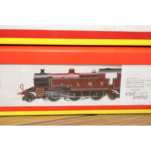 289 - TWO HORNBY OO GAUGE MODELS TO INCLUDE, R2224, LMS FOWLER 2-6-4T CLASS 4P LOCOMOTIVE AND A LMS 68FT D... 