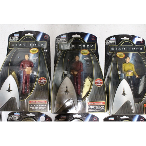 295 - SEVEN 'PLAYMATES' STAR TREK FIGURES TO INCLUDE SCOTTY, KIRK, SPOCK, ETC