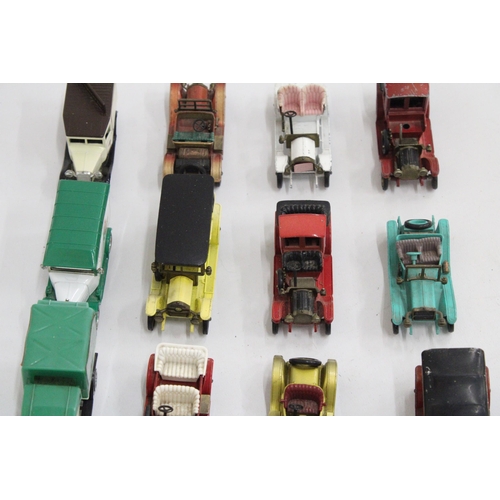 390 - TWELVE MATCHBOX, 'MODELS OF YESTERYEAR' CARS AND VANS