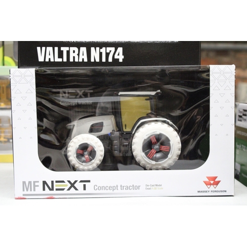 233 - A MASSEY FERGUSON NEXT CONCEPT TRACTOR AND A VALTRA N174 TRACTOR - BOTH AS NEW IN BOXES