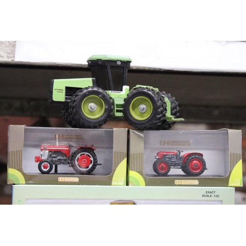 235 - TWO UNIVERSAL HOBBIES TRACTORS TO INCLUDE A MASSEY FERGUSON 175 - 1968 AND A SAME 240 DT - 1958 (BOT... 