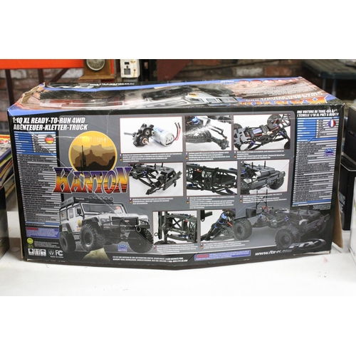 236 - AN FTX FTX5563 KANYON 4x4 RTR 1:10 XL TRAIL CRAWLER SILVER REMOTE CONTROL TRAIL VEHICLE - BOXED