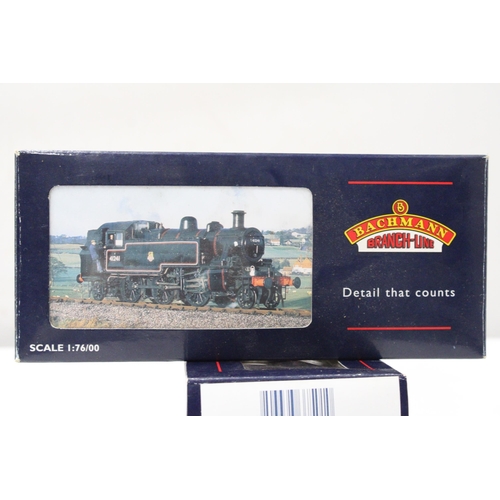 248 - THREE BACHMANN OO GAUGE TRAIN MODELS TO INCLUDE, IVATT TANK 41243 BR LINED BLACK E/CREST, A 1 PLANK ... 