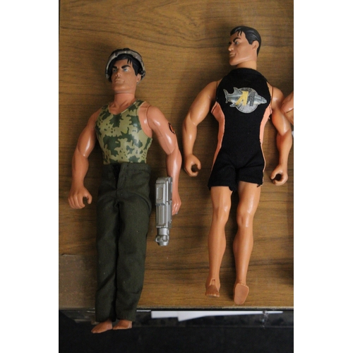 353 - EIGHT ACTION MAN FIGURES