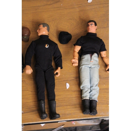 353 - EIGHT ACTION MAN FIGURES