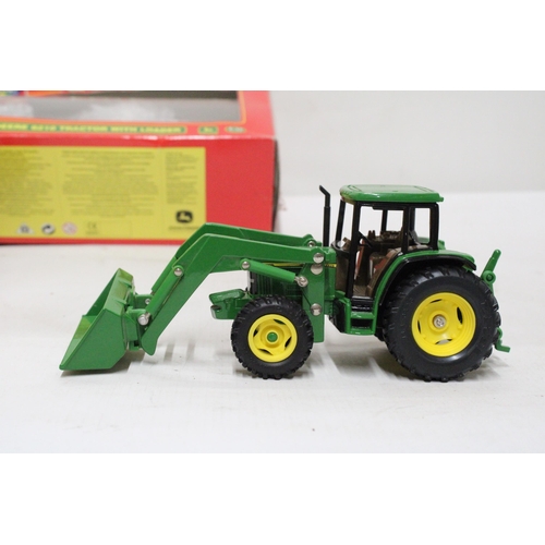 508 - TWO BRITAINS 1:32 SCALE MODELS TO INCLUDE A SHEEP DIP NO. 7160 - AS NEW AND AN ELITE JOHN DEERE 6210... 