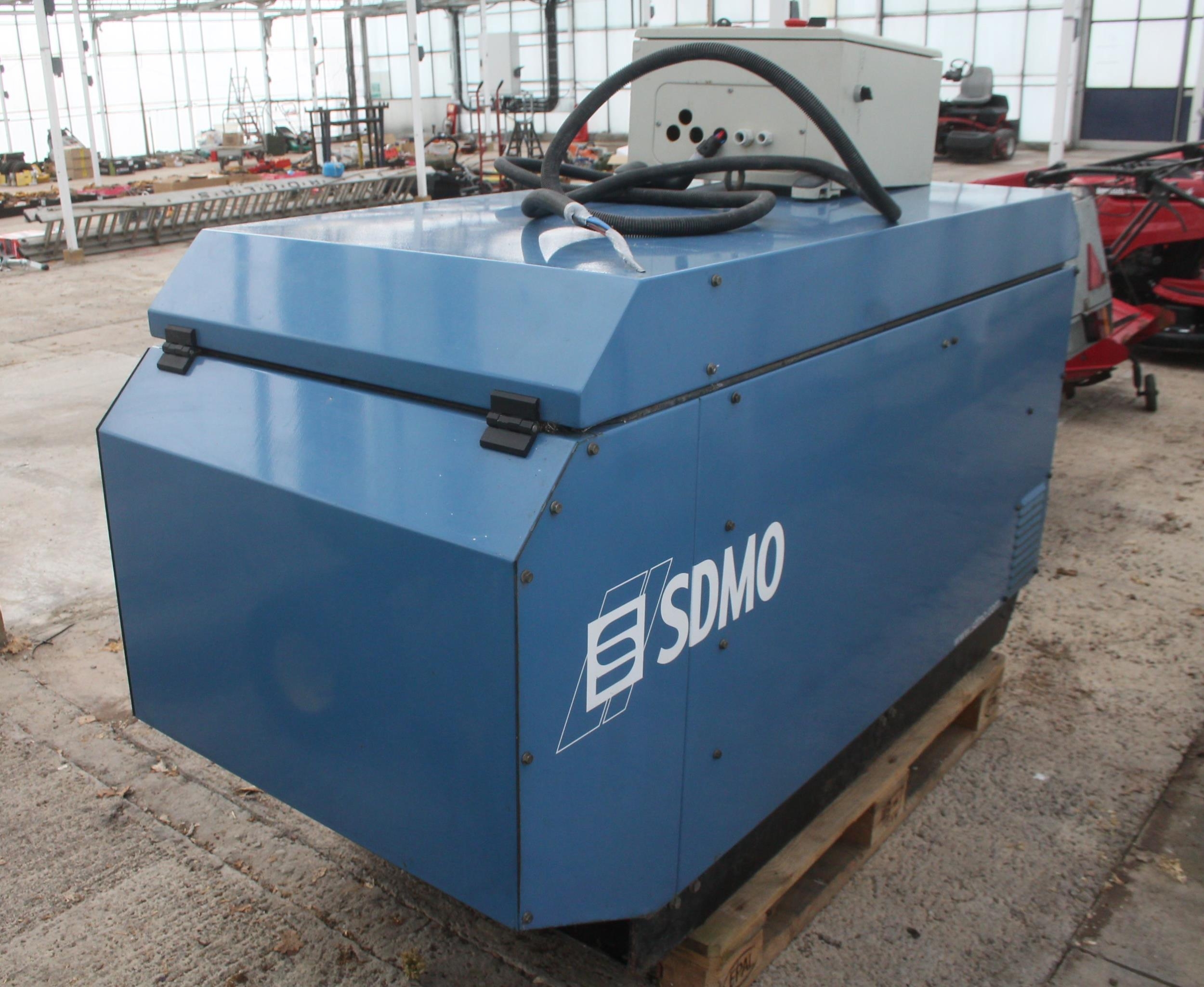 SDMO ALIZE 9000 SDE GENERATOR WITH MITSUBISHI ENGINE, ONLY 87 HOURS AND ...