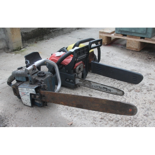 31 - McCULLOCH  MAC335 CHAIN SAW, SUPER XL SOVEREIGN CHAIN SAW, SUPER CHAIN SAW. 3 ITEMS  + VAT