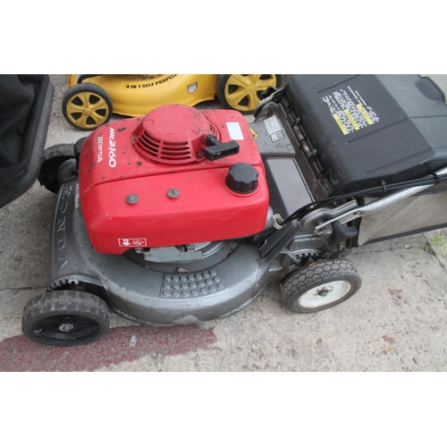 35 - HONDA MOWER  HR2160 EASY START & ANOTHER HONDA MOWER + VAT