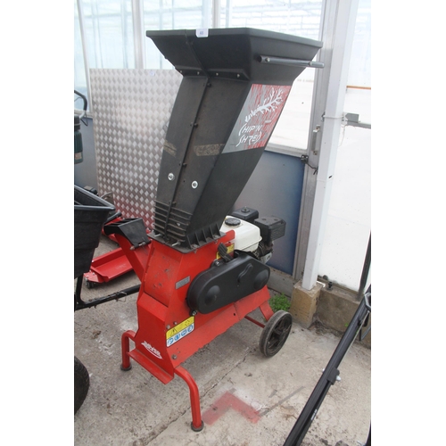 48 - CHIP AND SHREADER ROVER HONDA 5.5 HP WORKING ORDER  NO VAT