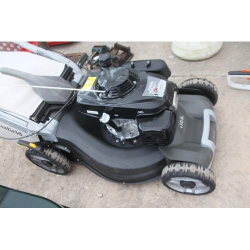 57 - STIGA SELF DRIVE LAWNMOWER HONDA ENGINE GWO NO VAT