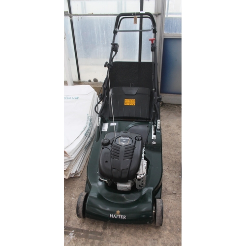 58 - HAYTER HARRIER 56 SELF DRIVE LAWNMOWER NO VAT