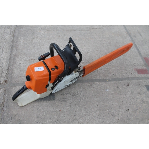 69 - STIHL MS 461 CHAINSAW IN GOOD WORKING ORDER  NO VAT