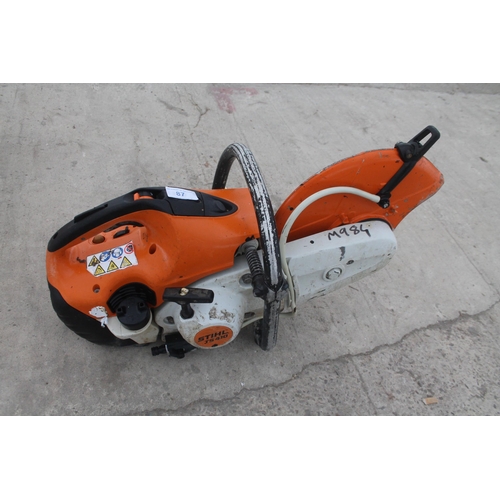 87 - STIHL TS 410 STONE CUTTER NO VAT